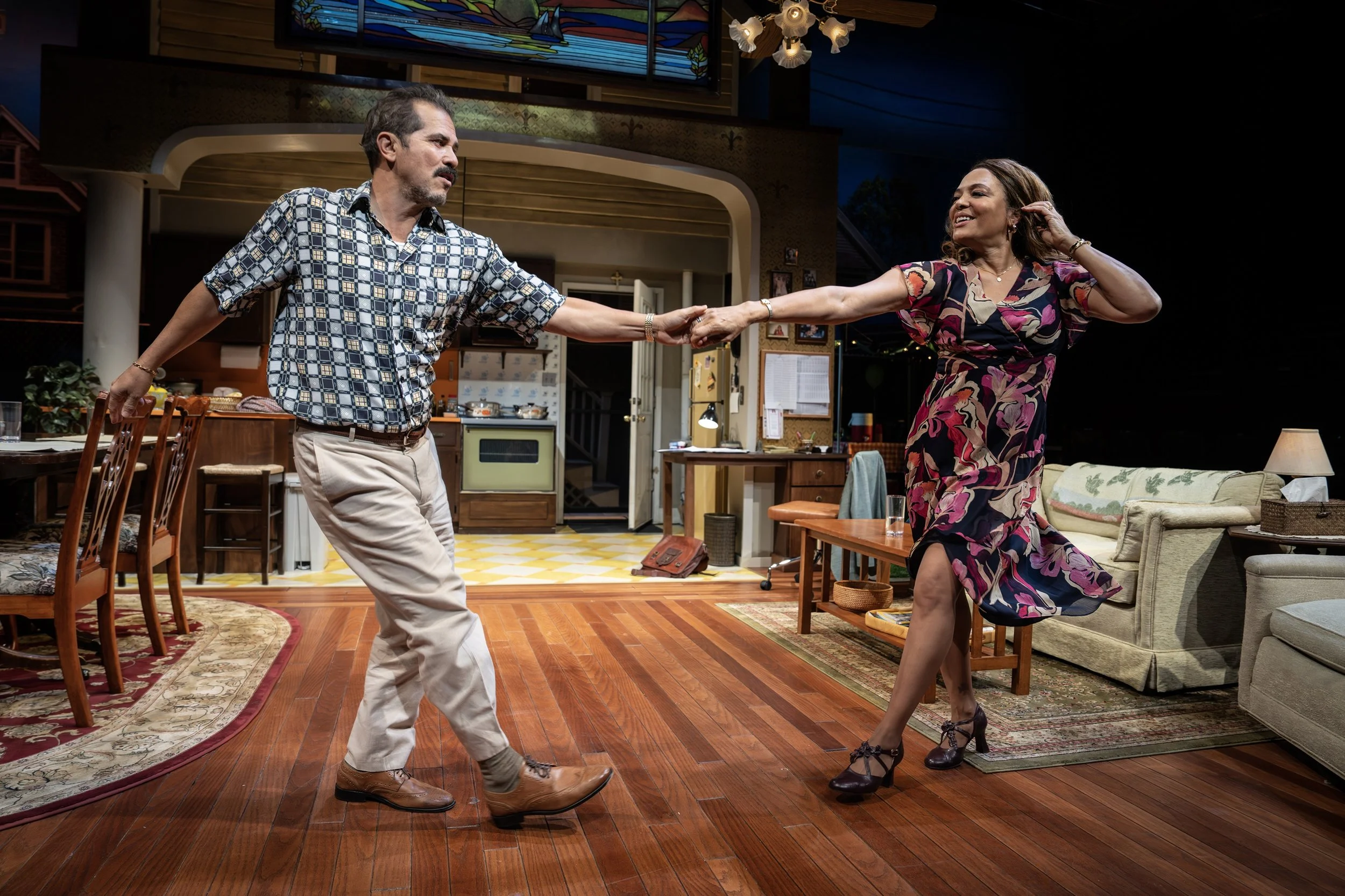 John Leguizamo and Luna Lauren Velez. Photo by Joan Marcus