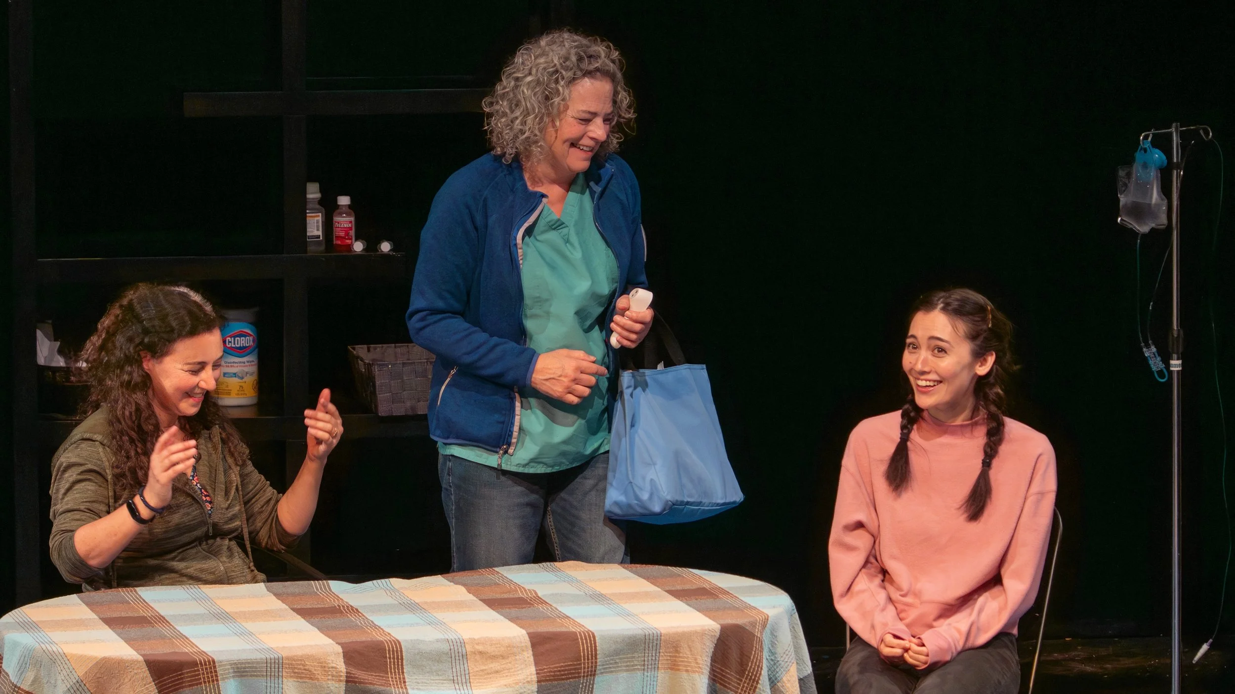   Lisa Morse, Stacy Ross, and Anna Takayo. Photo by Claire Kelm  